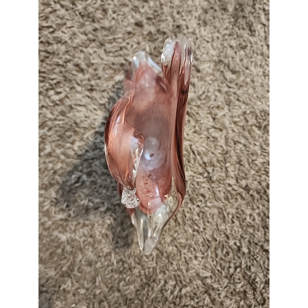 Murano Lavorazione Arte Handkerchief Glass Vintage italy napkin holder mail - Picture 4 of 13